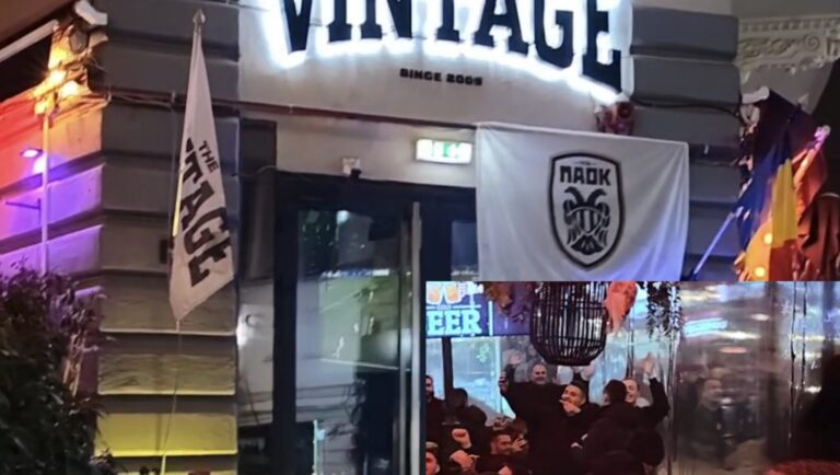 Βουκουρέστι: Ντύθηκε ασπρόμαυρο και δεν κοιμήθηκε!