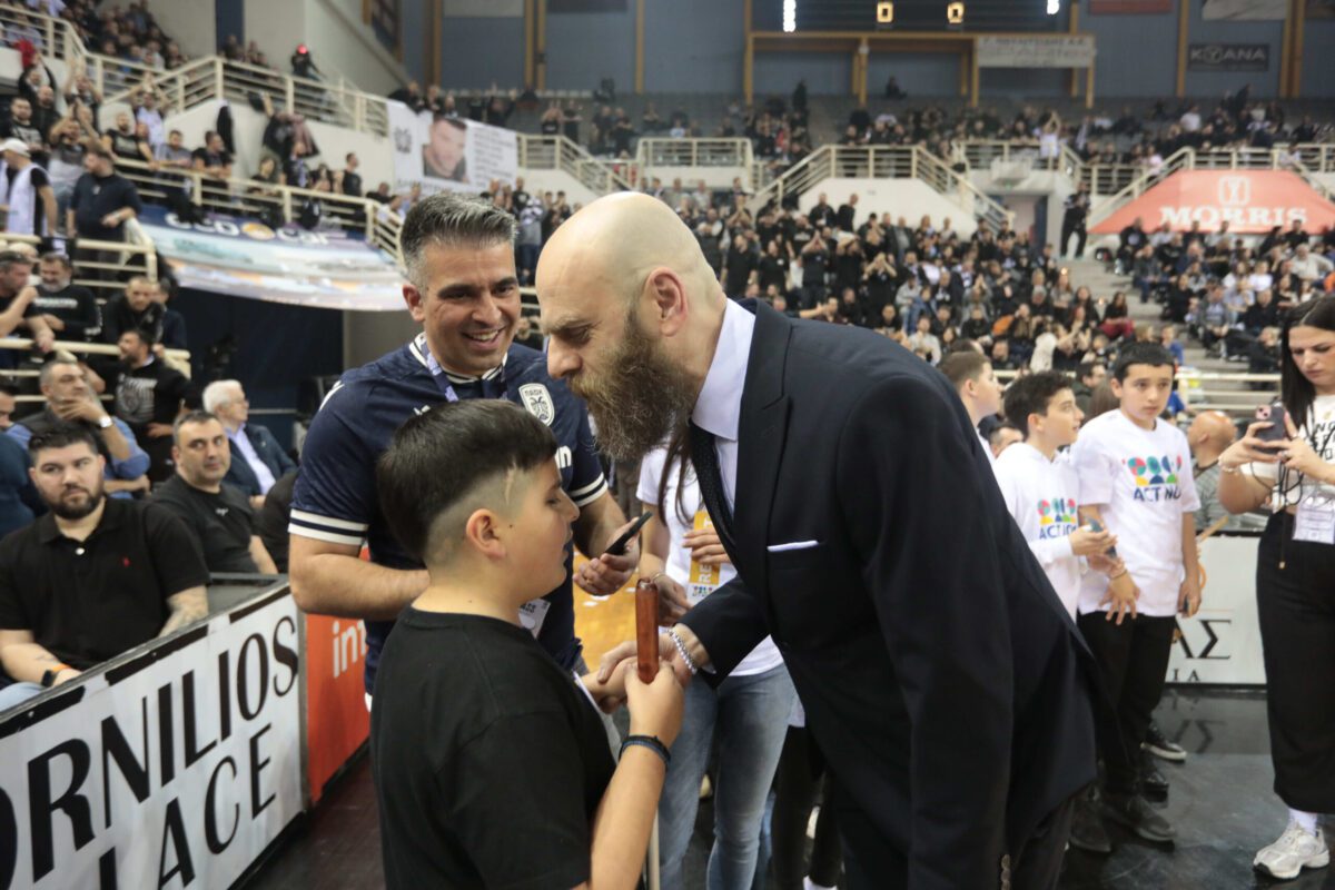 Το δώρο της ΚΑΕ ΠΑΟΚ για τη γιορτή του μικρού Λέανδρου-Η συνάντηση με Καντσελιέρι (pics)