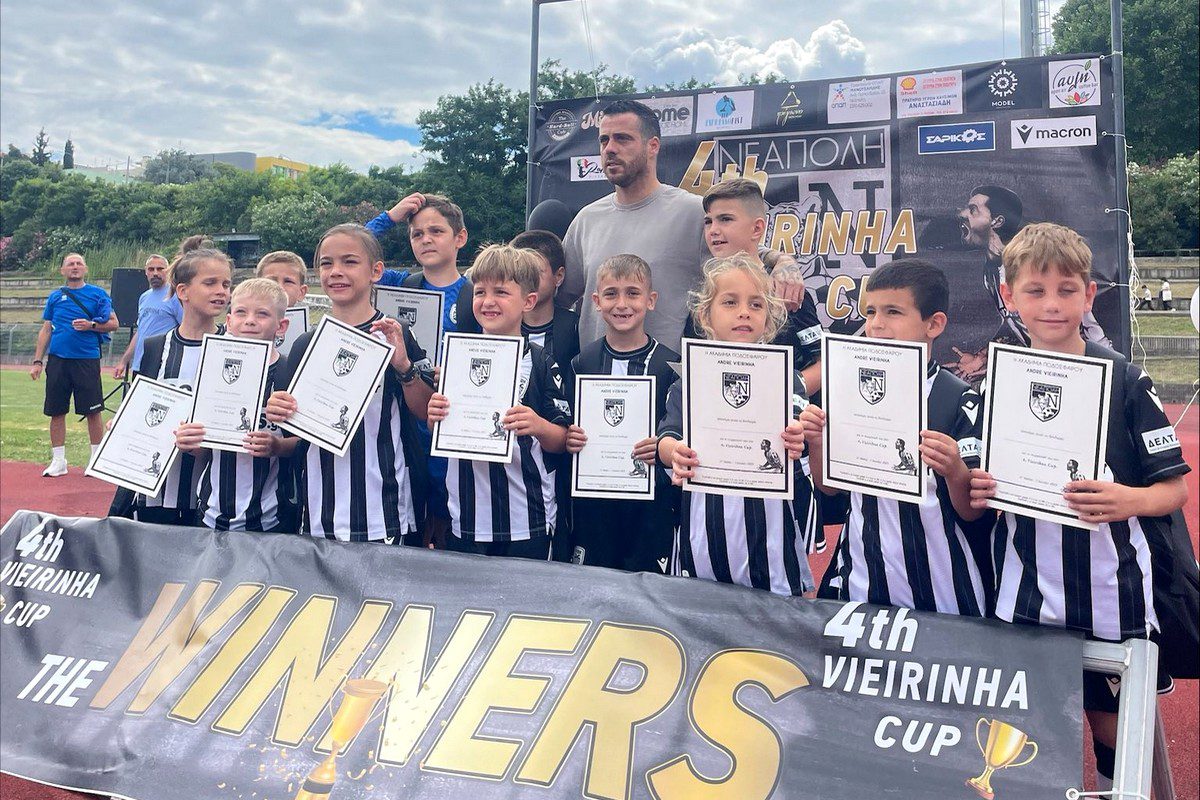 Γιορτή με Βιεϊρίνια και ΠΑΟΚ Κ8 στη Νεάπολη στο 4ο Vieirinha Cup