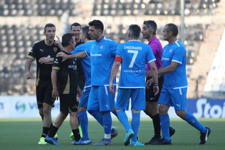 Τρελάθηκε ο Ζαγοράκης με Πιρές και έγινε «φασαρία» στο φιλανθρωπικό ματς! (video)