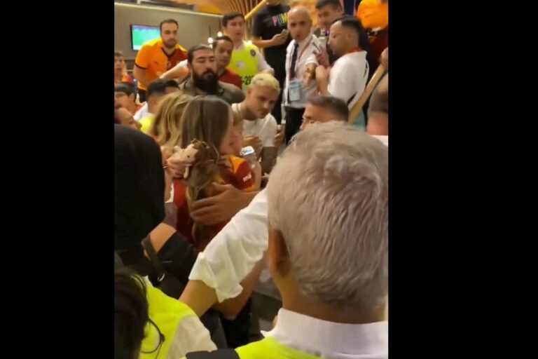 Σάλος στην Τουρκία με Ικάρντι - Κουτουλιά σε οπαδό της Γαλατασαράι (vid)