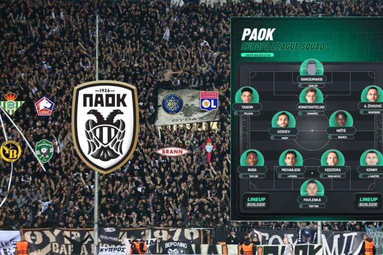 ΠΑΟΚ: Αυτό είναι το ρόστερ για το Europa League - Οι επιλογές Λουτσέσκου ανά θέση