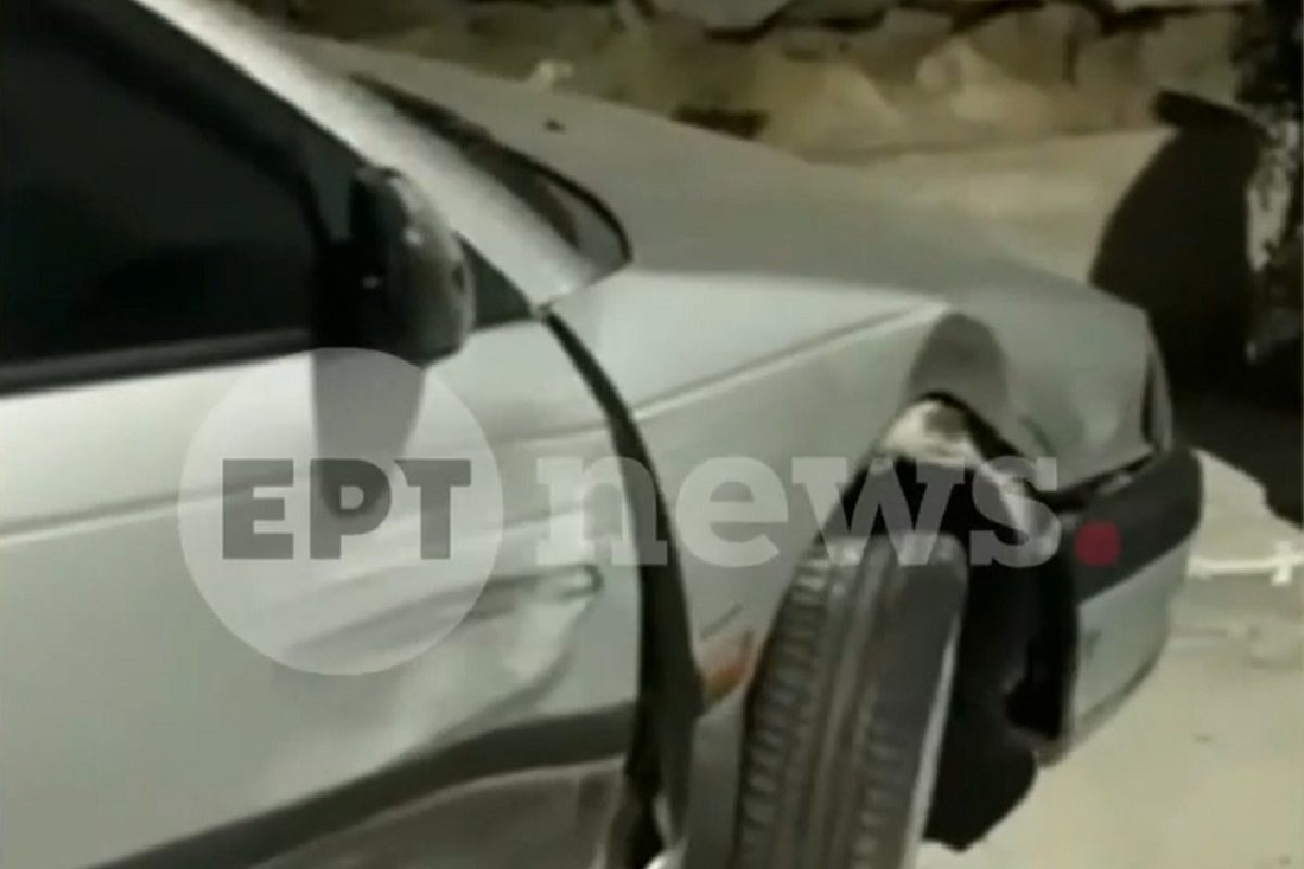 Ένας οδηγός τράκαρε 8 αυτοκίνητα στις Συκιές! (video)