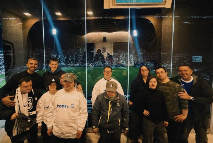 Κωνσταντέλιας: Χάρισε χαμόγελα στα παιδιά με Σύνδρομο Down στην προεδρική σουίτα της Τούμπας! (pic)