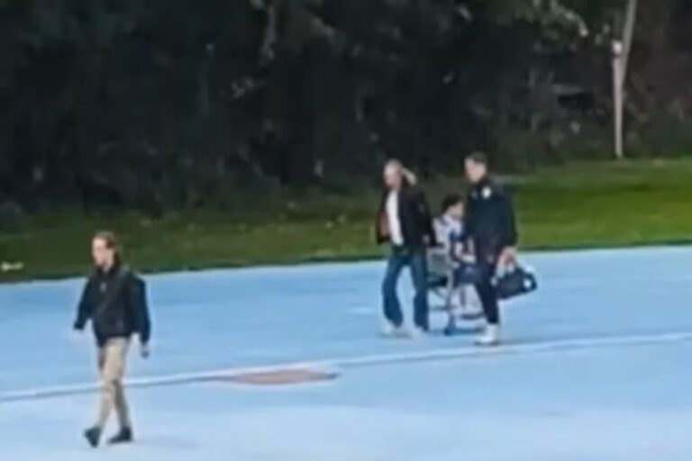 Κύπελλο Ελλάδος: Τραυματίας μεταφέρθηκε με καρότσι σούπερ μάρκετ