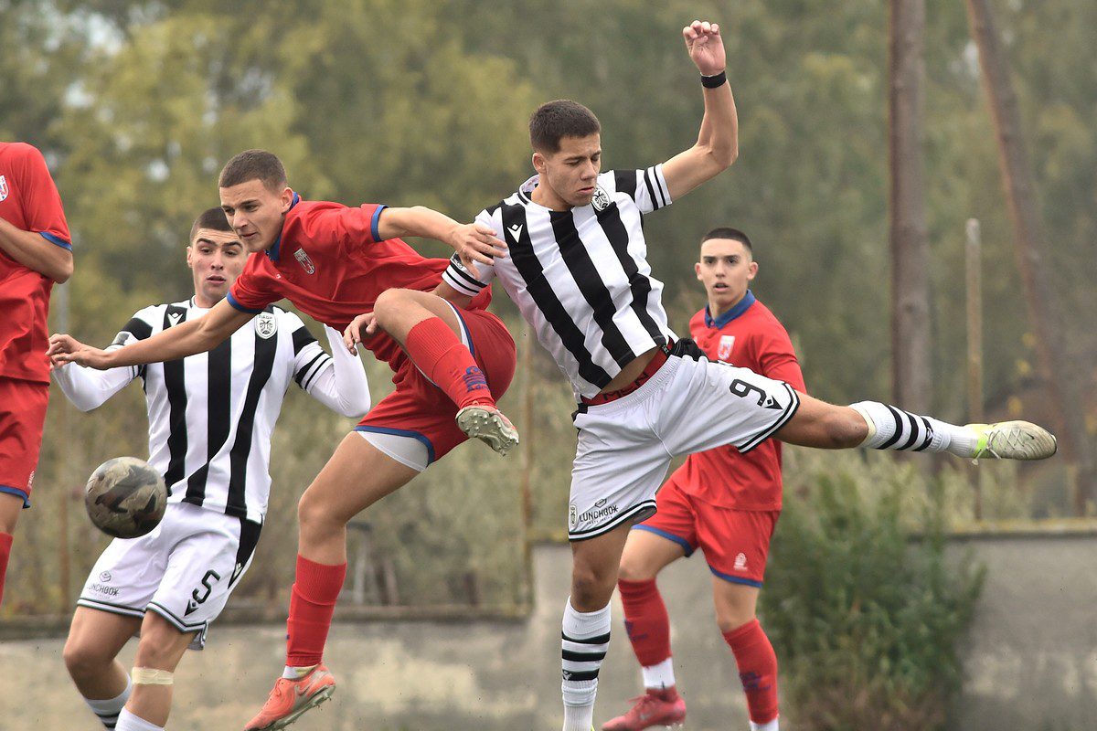 ΠΑΟΚ Κ17: Απώλεια βαθμών στο Βόλο παρά το γκολ του Σούβλατζη