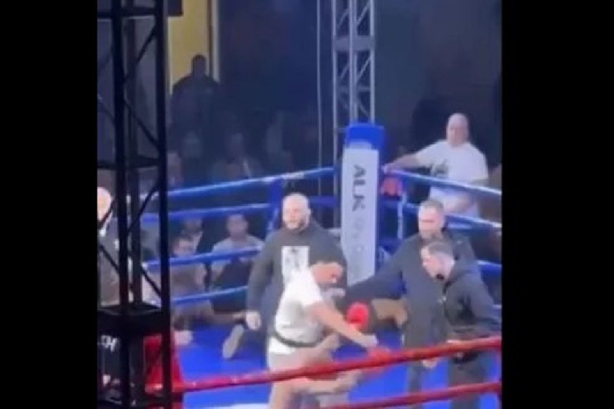 Καρέκλες, γροθιές και πανικός: Χάος και μαζική επίθεση μετά τη νίκη του κικμπόξερ Τσουκαλά