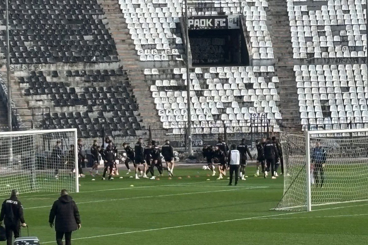 Η τελευταία προπόνηση του ΠΑΟΚ πριν τη Λουντογκόρετς (vids)