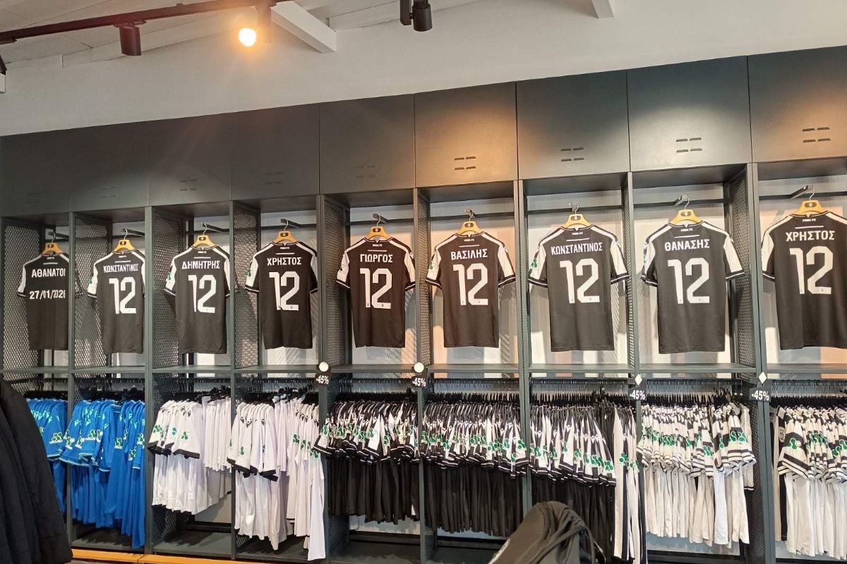 Τα ονόματα των αδικοχαμένων φίλων του ΠΑΟΚ σε φανέλες με το «12»