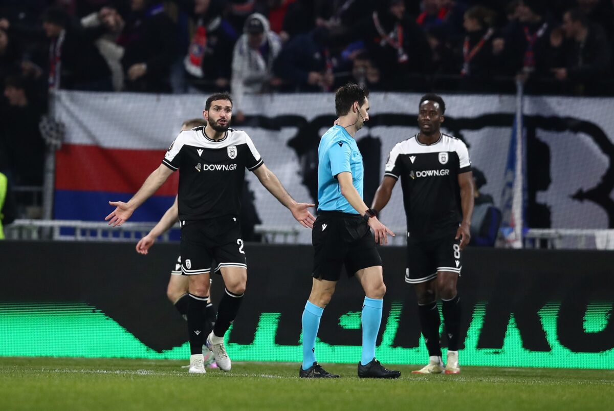Διαμαρτυρία του ΠΑΟΚ στην UEFA για τις αποφάσεις στο παιχνίδι με τη Λιόν