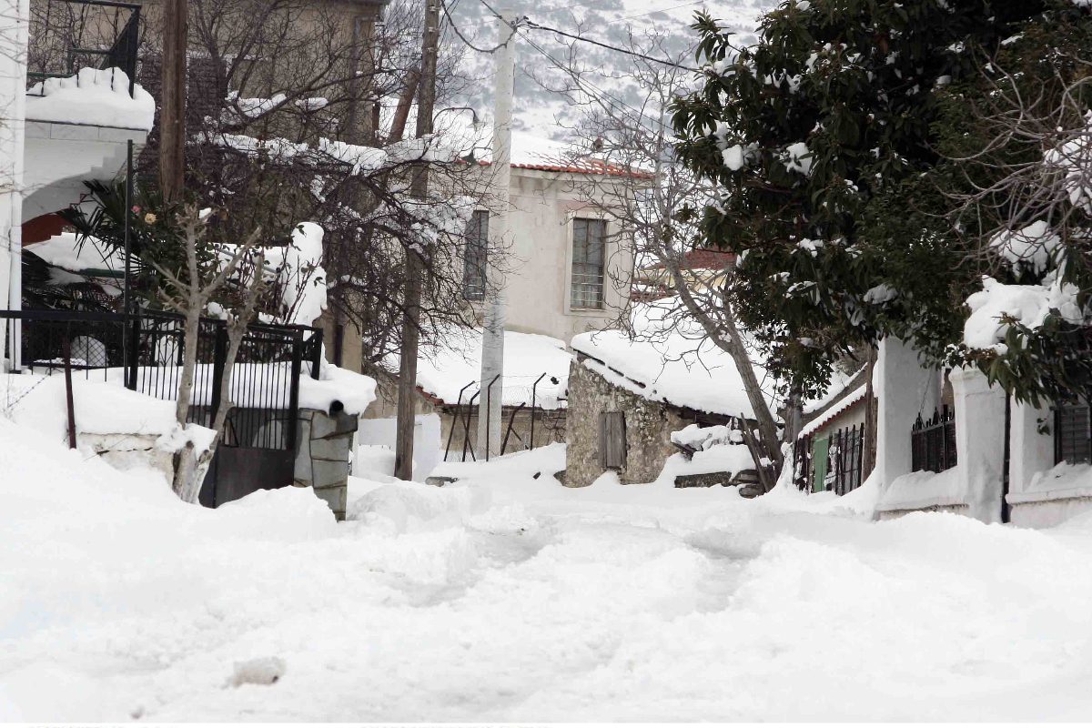 Σέρρες: Εγκλωβίστηκαν 15 άτομα εξαιτίας της έντονης χιονόπτωσης