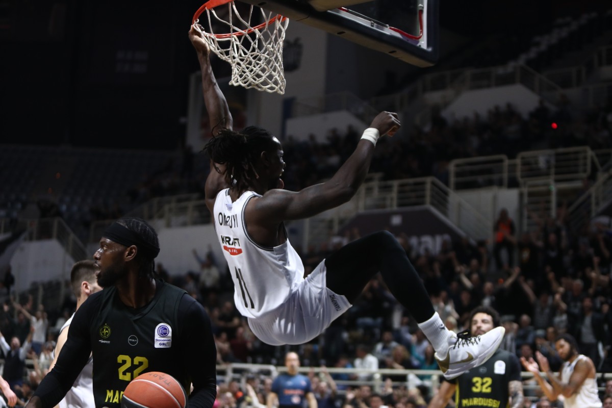 ΠΑΟΚ - Μαρούσι 101-85: Υπέταξε το Μαρούσι με κατοστάρα και τερμάτισε τρίτος στη GBL!