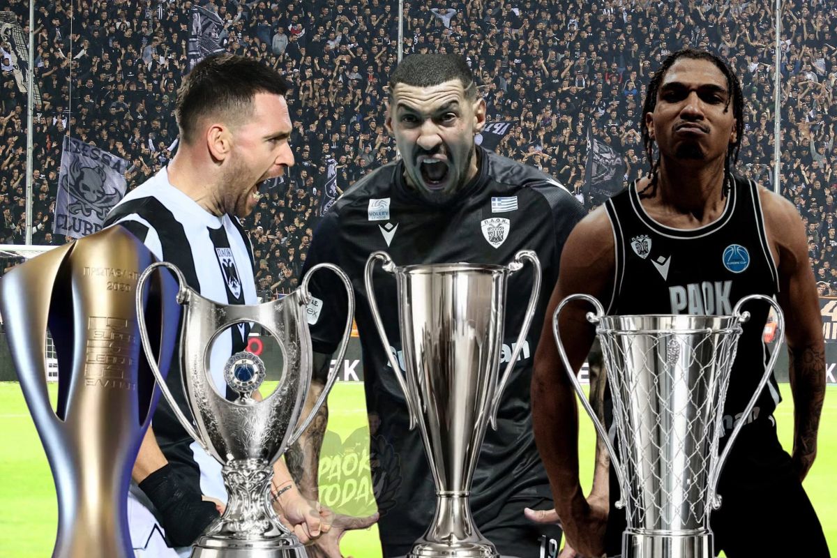 Αυτό είναι σωστό: Πρωτάθλημα και κύπελλο και Ευρωπαϊκό ο ΠΑΟΚ στα 100!