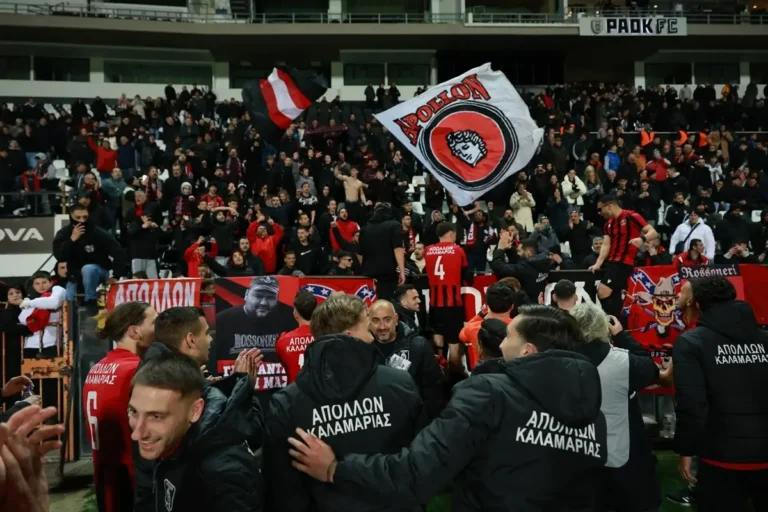 Με τον κόσμο του στο πλευρό του ο Απόλλων Καλαμαριάς στην Αθήνα για το ματς με Ζάκυνθο