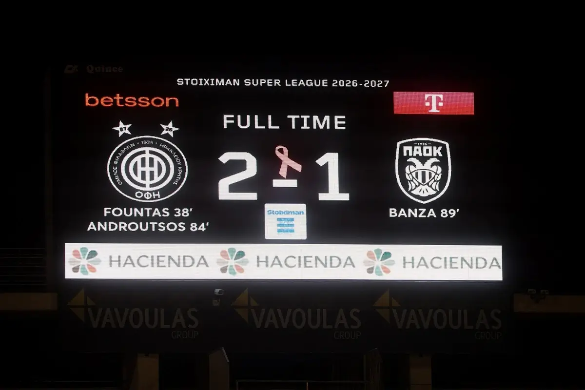 ΟΦΗ - ΠΑΟΚ 2-1: Τα γκολ, οι αποκρούσεις του Λίλο και τα highlights (vid)